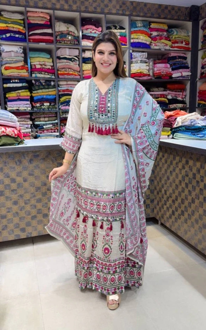 MEHRIKA™ Imported Crepe Royal Couture Collection