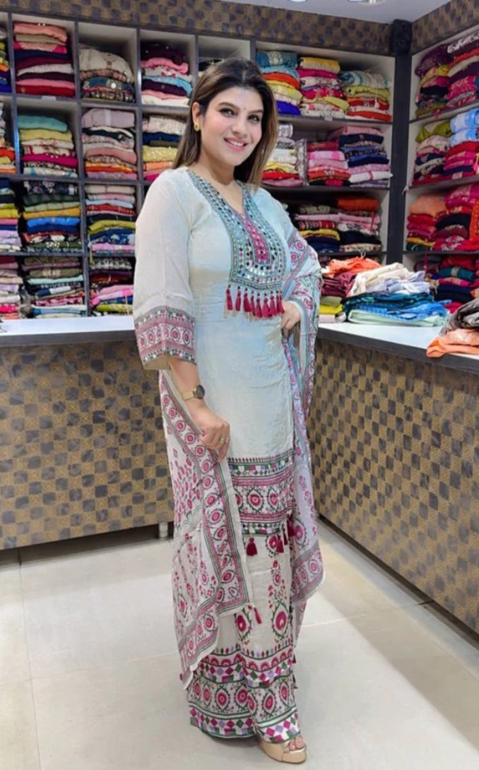 MEHRIKA™ Imported Crepe Royal Couture Collection