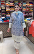 Nazia premium cotton suit is crafted from high-quality cotton fabric
