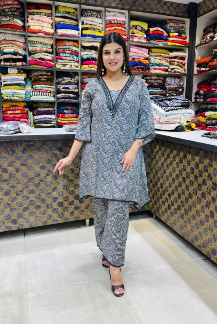 GREYSTONE™ Celebrity Style Tulip Co-ord Set: Perfect for Every Occasion